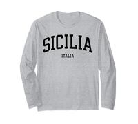 Sicilia Italia Women Men Sicily Italy Italian Souvenir Long Sleeve T-Shirt