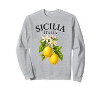 Sicilia Italian Souvenir Italy Lemons Sicily Men Women Kids Sweatshirt