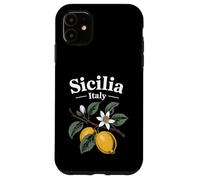 Sicilia Italian Souvenir Italy Lemons Souvenirs from Sicilia Case for iPhone 11