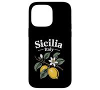 Sicilia Italian Souvenir Italy Lemons Souvenirs from Sicilia Case for iPhone 14 Pro Max