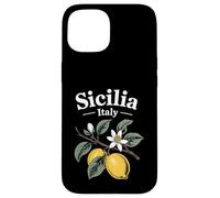 Sicilia Italian Souvenir Italy Lemons Souvenirs from Sicilia Case for iPhone 15