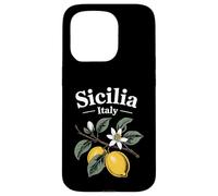 Sicilia Italian Souvenir Italy Lemons Souvenirs from Sicilia Case for iPhone 15 Pro