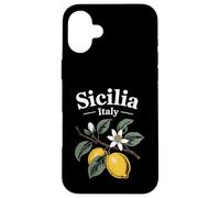 Sicilia Italian Souvenir Italy Lemons Souvenirs from Sicilia Case for iPhone 16 Plus