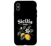Sicilia Italian Souvenir Italy Lemons Souvenirs from Sicilia Case for iPhone X/XS