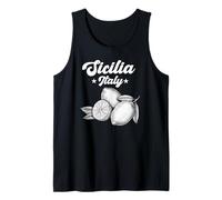 Sicilia Italian Souvenir Italy Lemons Souvenirs from Sicilia Tank Top
