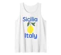 Sicilia Italy Souvenir Sicilian Italian Reminder Men Women Tank Top