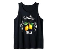 Sicilia Italy Souvenir Sicilian Italian Reminder Men Women Tank Top