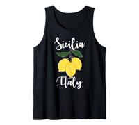 Sicilia Italy Souvenir Sicilian Italian Reminder Men Women Tank Top