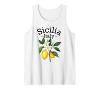 Sicilia Italy Souvenir Sicilian Italian Reminder Men Women Tank Top