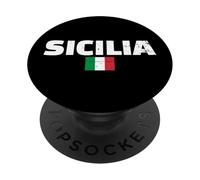 Sicilia Italy Vintage Italian Flag PopSockets Adhesive PopGrip