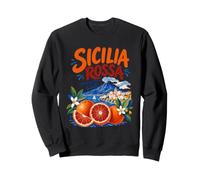 Sicilia Rossa Sicily Blood Oranges Mt Etna Italy Coastal Sweatshirt