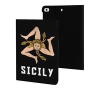 Sicilian Cute Tablet Case No Pen Slot Lightweight Hard Protective Cover Compatible with Ipad 9th/ 8th/ 7th