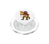 Sicilian Flag Dinosaur Roots T-Rex Pride Sicily PopSockets PopGrip for MagSafe