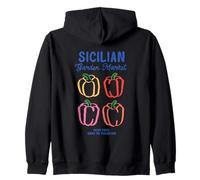 Sicilian Garden Market Picked Fresh Zip Hoodie
