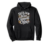 Sicilian Heritage Cannoli Pride Sicily Italian American Pullover Hoodie