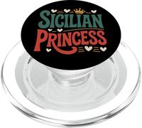 Sicilian Princess Proud Heritage Sicily Roots PopSockets PopGrip for MagSafe