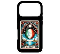 Sicilian Tarot Card With Italian Moon In Sicily Case for iPhone 17 Pro