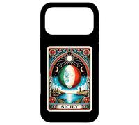 Sicilian Tarot Card With Italian Moon In Sicily Case for iPhone 17 Pro Max