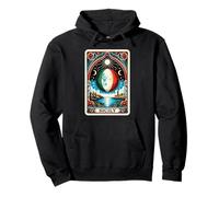Sicilian Tarot Card With Italian Moon In Sicily Pullover Hoodie