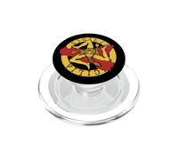Sicilian Yellow Red Flag,Trinacria and the Sicily Island PopSockets PopGrip for MagSafe