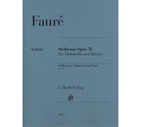 Sicilienne Op.78 Gabriel Fauré Book [Softcover] Cello and Piano G. Henle Verlag