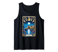 Sicily At Night Tarot Card And Sicilian Tank Top