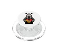 Sicily Flag Heart Pride Country Heritage Rhino Sicilian PopSockets PopGrip for MagSafe
