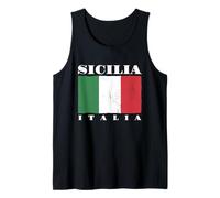 Sicily Ialian Heritage Apparel Men Women Sicilia Italia Tank Top