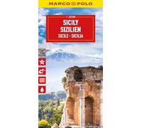 Sicily Marco Polo Map : Straßenkarte und Autokarte mit sehenswerten Strecken, Highlights und digitaler Erweiterung