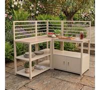 Sicily Outdoor Kitchen Set - Sintered Top - Latte