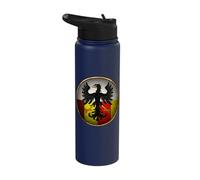 Sicily Symbol Kingdom of Sicily Medieval Heraldry Stainless Steel Insulated Water Bottle