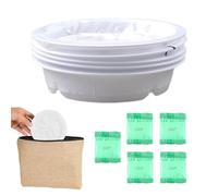 Sick Bags - Vomit Bags For Travel | Travel Sickness Bags | Portable Vomit Bag | Travel Barf Bags | Round Mouth Auto Nausea Bags | Barf Bags Sick Bag With Snap | Safe And Harmless Nausea Bags For Motio