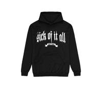 Sick Of It All - Logo - Hoodie - black - M - 50% Cotton, 50% Polyester M