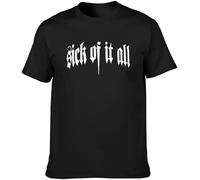Sick of It All T-Shirt Men's Black Tee Size XL