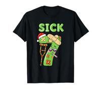 Sick Seven Meme 67 Six Seven Santa Hat Christmas Pajama T-Shirt
