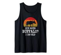 Sick Water Buffalo Funny Bangkok Thailand Bargirl Tank Top