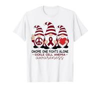 Sickle Cell Anemia Awareness Gnome Tee for All Ages T-Shirt
