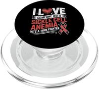 Sickle Cell Anemia Support for Him PopSockets PopGrip for MagSafe