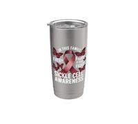 Sickle Cell Awareness Burgundy Every Fight is Our Fight Stainless Steel Insulated Tumbler