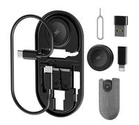 sicotool Multi USB Charging Adapter Cable Kit, 60W Fast Charging Travel Phone Gadgets Organiser Fast Charging For iPhone/for Apple Watch/USB-C Travel Box for 16/15/14/13/12 Galaxy S23 and More