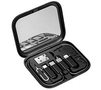sicotool Travel Charging Cable Set Compact,Multiway Charging Adapter Kit, Travel Usb Slots,60W Charging Adapter Kit, Type C Cable And Lightening/Usb A/Mirco Adapter for iPhone Galaxy iPad and More