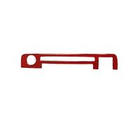 SICOTTON Car Center Control Air Conditioning Outlet Panel Frame Decal Cover Trim Sticker For B&MW 3 Series E46 1998-2005 Car Interior Mouldings(Red 1)