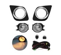 SICOTTON Fog Light Led Daytime Running Lamp Daylight DRL Wires Switch Button For Toyota RAV4 2009 2010 2011 2012 (Yellow Light)