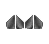 SICOTTON for Mercedes for Benz W205 C180 C200 C300 C GLC Class 2015-2022 Carbon Fiber Stickers Door Handle Bowl Trim Cover Car Interior Mouldings