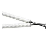 SICOTTON For Toyota For Land Cruiser For Prado J90 J95 Series 1996-2002 Bonnet Hood Struts Lift Support Shocks Damper Absorber Spring(Silver carbon fiber)