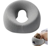 SicoVision Face-Down Pillow for Stomach Sleeping & Post-Surgery Recovery, Support for Massage Eye Surgery BBL Posture, Grey