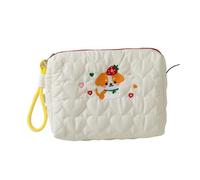 Sicrubious makeup bag Cartoon Cosmetic Bag Multifunction Makeup Zipper Bag Large Capacity Portable Sanitary Napkin Storage Bag, One Color, Color1