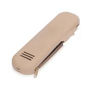 Sicrubious makeup bag Makeup Brush Bags Silicone Material With Zipper Waterproof Dust-proof Pure Color, One Color, Brown
