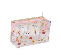 Sicrubious makeup bag Transparent Clear PVC Watermelon Strawberry Fruits Lips Full Printed Cosmetic Makeup Bag Cosmetic Zipper, One Color, Color4
