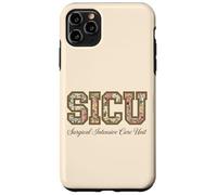 SICU Surgical Intensive Care Unit Floral Nurse Week Case for iPhone 11 Pro Max